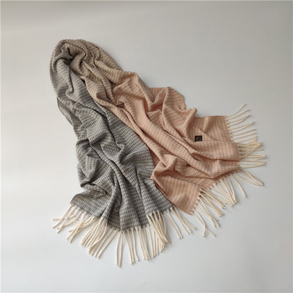 Women's imitation cashmere scarf couple scarf
